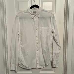 J Crew White Button Down Size Medium